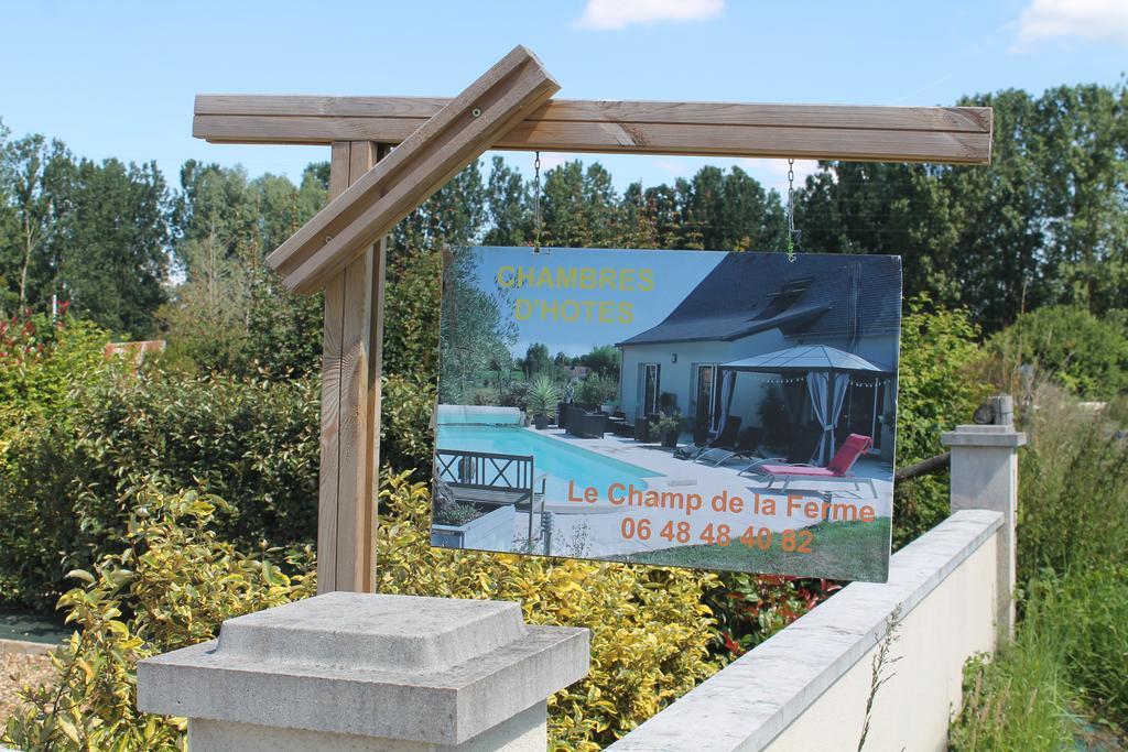 Le Champ De La Ferme Panzió Saint-Gervais en-Belin Kültér fotó